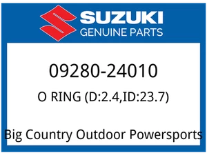 Suzuki OEM Part 09280-24010 O-RING, STEERING SHAFT - Picture 1 of 1