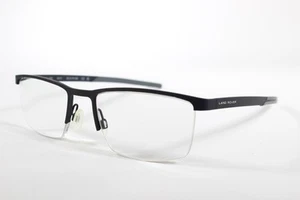 Land Rover Eyeglasses Miller Men Black Semi-Rimless Metal Glasses Frames 55 mm - Picture 1 of 4