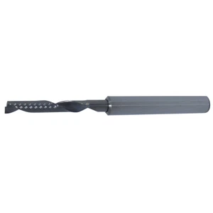VHM Einzahn Fräser Ø5x30/40x90x8mm Stahlschaft Kunststoff Alu VHW Ober Schaft - Bild 1 von 6