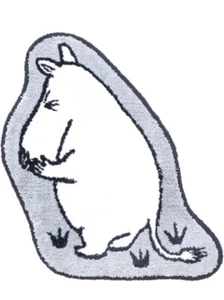 Moomin Valley die-cut accent mat room interior any room rug - Picture 1 of 5