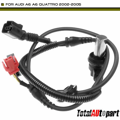 Sensor de velocidad de rueda ABS para Audi A6 A6 Quattro 1998-2005 4B0927803A parte delantera Foto 1 de 4