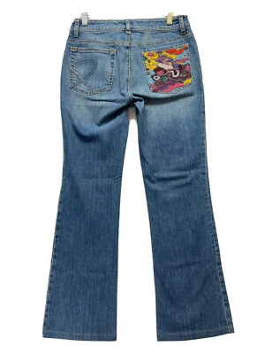PureColor Boot Jeans Women's Size 28 - Embroidered Pocket Medium Wash Mid Rise - Image 1 of 4