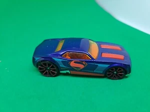 2014 Hot Wheels Justice League SUPERMAN Bully Goat Diecast Toy Car 1/64 - Picture 1 of 6