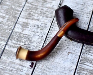 Antique Small Meerschaum Smoking Pipe Case 1800 Pipe Collectsble Pipe - Picture 1 of 7