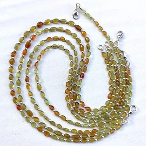 Collar de 17" con gemas naturales de apatita multicolor de tamaño de 4 a 6 mm - Imagen 1 de 8