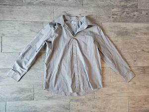 Men's Croft & Barrow Easy Care Classic Fit Button Up Shirt Size 17 34/35 Striped - Picture 1 of 9