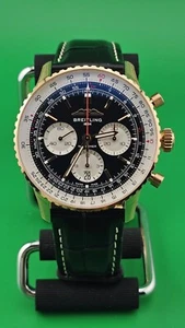 BREITLING Navitimer 18k gold B01 CHRONO 43MM Men's Watch RB0138211B1P1 New 2024. - Picture 1 of 13