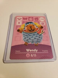 !SUPER SCHMUTZIG! Wendy # 152 Animal Crossing Amiibo Karte AUTHENTISCH Serie 2 NEU! - Bild 1 von 1