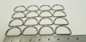 1 3/4 Anillos en D, Paquete de 16 piezas / Perfecto para Hacer Cinturones y Carteras (Anillos Dee) - Imagen 1 de 3