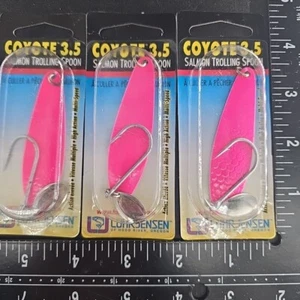 3 Luhr Jensen Coyote 3.5 Salmon Trolling Spoons - Picture 1 of 5