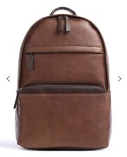 Fossil Evan Grain Leather Unisex Large 14” Laptop Backpack Brown New RRP £299.00