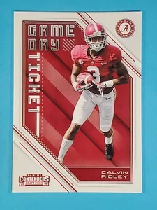 Biglietto Panini Contenders Draft Picks 2018 Game Day Calvin Ridley Alabama #10 - Foto 1 di 2