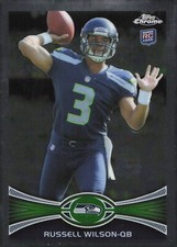 2012 Topps Chrome Rookie RC #40a Russell Wilson   Card TW