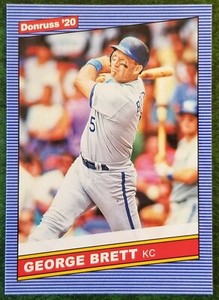 2020 Donruss 1986 Retro #229 George Brett - Kansas City Royals