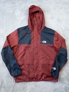 Chaqueta de montaña de temporada The North Face 1985 borgoña azul marino para hombre XL con capucha - Imagen 1 de 11