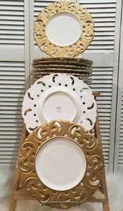 Vintage Vestal Alcobaca Portugal 1465 handbemalt 13" dekorative Teller (12) - Bild 1 von 7