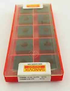 SANDVIK INSERTO TORNITURA SNMM190624-PR 4215 ORIGINALE NUOVO 10 pz. - Foto 1 di 4