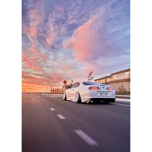 Toyota Supra MK4 High Resolution Art Print #039: Automotive Elegance for Enthusi - Picture 1 of 12
