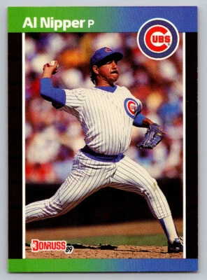 1989 Donruss # 394 - Al Nipper  - Chicago Cubs - Image 1 of 2