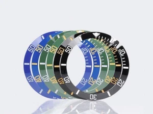 CERAMIC BEZEL INSERT W/3M TAPE FOR ROLEX SUBMARINER 116610 116613 116618