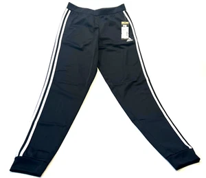 NWT adidas Big Girls Tricot Jogger Pants, Athletic Black, XL (16) - Picture 1 of 7