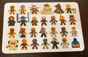 STAR WARS MIGHTY MUGGS -- Postal promocional Empire Muggs Back - Imagen 1 de 2