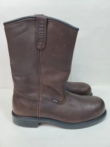 Red Wing Pecos Steel Toe Boots 2230 Mens Sz 15 Waterproof Leather Oil Resistant - Picture 1 of 11