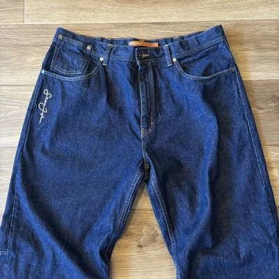 Sean John Jeans Mens 38x34 Y2K Baggy Blue Straight Hip-Hop Embroidered Cotton - Image 1 of 4