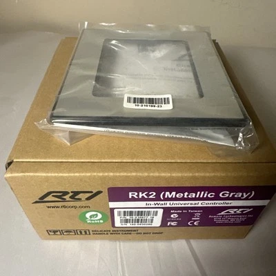 RTI RK2 (Metallic Gray) In-wall Universal Controller + Drywall Bracket - Image 1 of 4