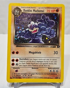 GERMAN Dark Machamp 10/82 Holo Rare Unlimited Team Rocket Pokemon 197 - Picture 1 of 13