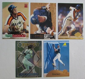 Luis Gonzalez 5-card lot Houston Astros MLB - Picture 1 of 2