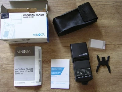 Minolta Program Flash 3600HS (D) Blitzlicht Aufsteckblitz TOP Zustand!!! - Bild 1 von 4