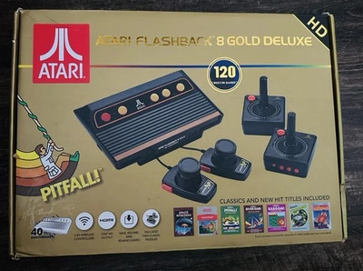 Atari Flashback 8 Gold Deluxe Video Game Console 40th Anniversary Edition - Image 1 of 4