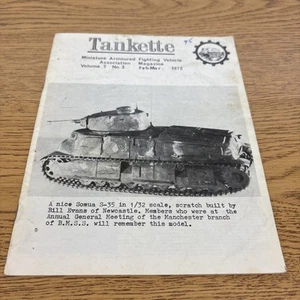 1972 Tankette Miniature Magazine: Somua S-35 MCL5 BTR 60P Crusader 3 AA MKI - Picture 1 of 8