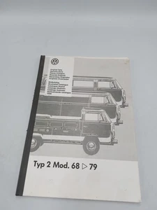 Volkswagen Genuine Parts Illustrated Catalogue Typ 2 Mod. 68 79 1986 - Picture 1 of 5