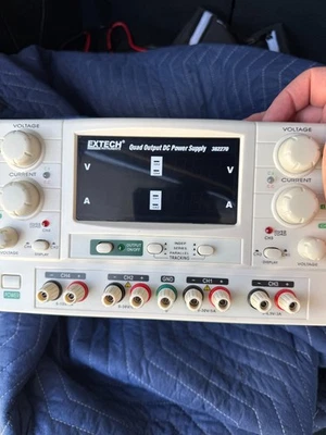 EXTECH 382270 QUAD OUTPUT DC POWER SUPPLY - Image 1 of 2