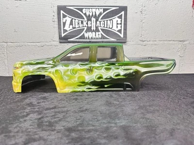 CUSTOM PAINTED 1/8 RC TRUCK BODY ARRMA KRATON 6S PROLINE 3592-00 SILVERADO - Image 1 of 4