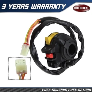 Left Handlebar Switch Start/Stop Headlight for Suzuki Kingquad 400 LTA400 LTF400 - Picture 1 of 8