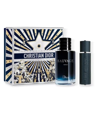 Juego de regalo de perfume Dior Sauvage - 3,4 oz / 100 ml + spray de viaje 0,34 oz / 10 ml Foto 1 de 4