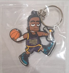 LEBRON JAMES *LeBron Terps* Merch Schlüsselanhänger 2,5x2,5" Zoll Marke SWE 420 - Bild 1 von 3