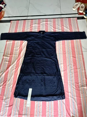 Antigua túnica de seda de la dinastía Qing china, disfraz bordado vintage coleccionable Foto 1 de 4