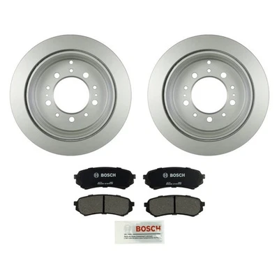 For Toyota Land Cruiser 98-07 QuietCast Premium Rear Brake Kit w Ceramic Pads - Image 1 of 4
