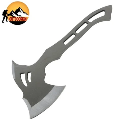 Hacha de lanzamiento Full Tang TOMAHAWK de 10" HATCHET camping senderismo hacha de acero inoxidable 10 Foto 1 de 2