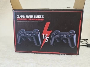 Controlador Inalámbrico Gamepad 2.4g Pack de 2 Negro Caja Abierta Ver Fotos Repuesto - Imagen 1 de 3