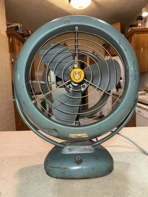 VENTILADOR ELÉCTRICO VINTAGE C. 1950 VORRADO DECORACIÓN RETRO B28C1-1 ESTADO DE FUNCIONAMIENTO Foto 1 de 4