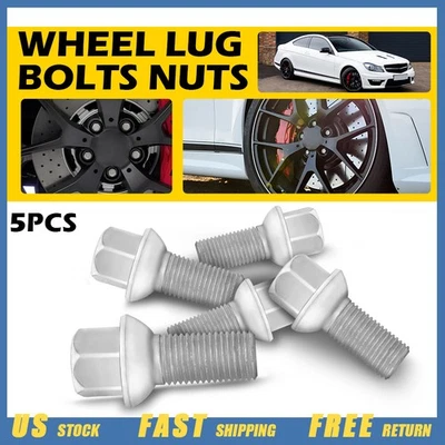 Tornillos tuercas de acero cromados para Mercedes Benz S500 ML550 GLK350 S550 CL500 GL450 Foto 1 de 4