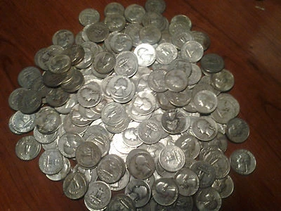WASHINGTON QUARTERS  90% US Junk Silver Coins $7.50  ONE! - Image 1 of 2