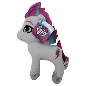 Peluche Just Play My Little Pony 8 pollici Zipp Storm piccolo bianco rosa caldo nuovo - Foto 1 di 11