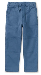 TEA COLLECTION Knit Lined Canvas Pants - Coronet Blue - NWT Boys 16 - Picture 1 of 2