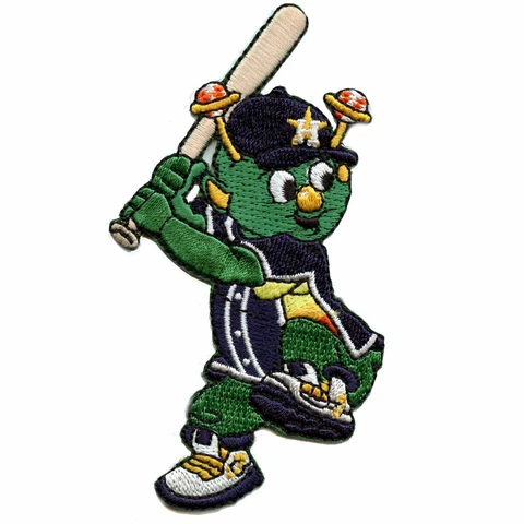 Houston Astros Team Mascot 'Orbit' Self Adhesive Patch Sticker Cover